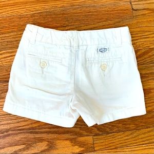 RALPH LAUREN GIRLS WHITE SHORTS